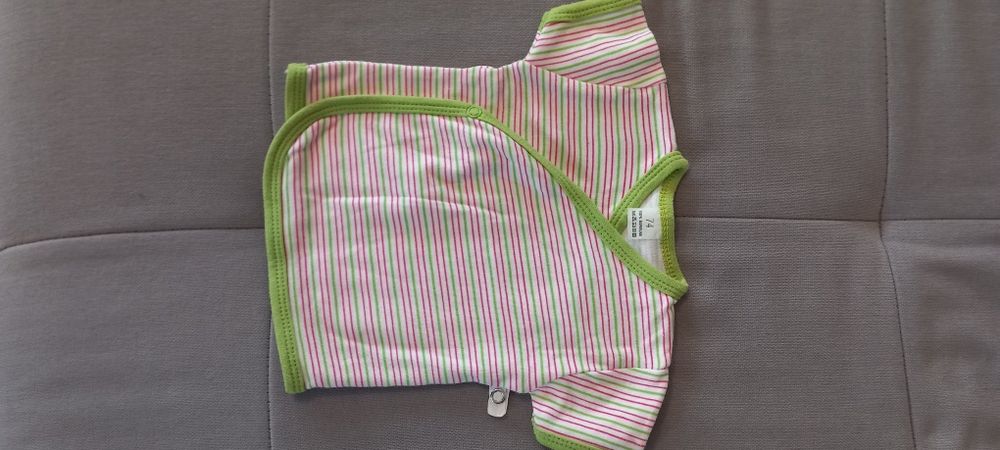 Bluzka w paski, 74, 100% bawełna.