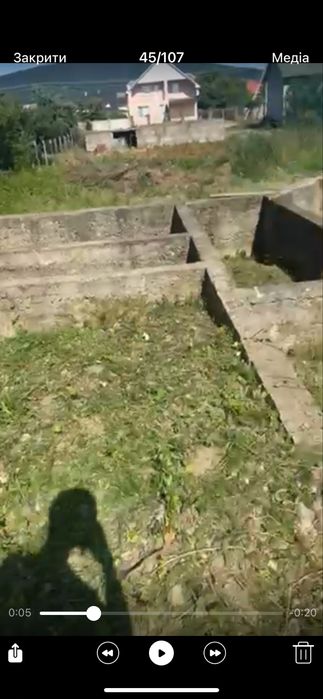 Продам участок  м.Виноградів