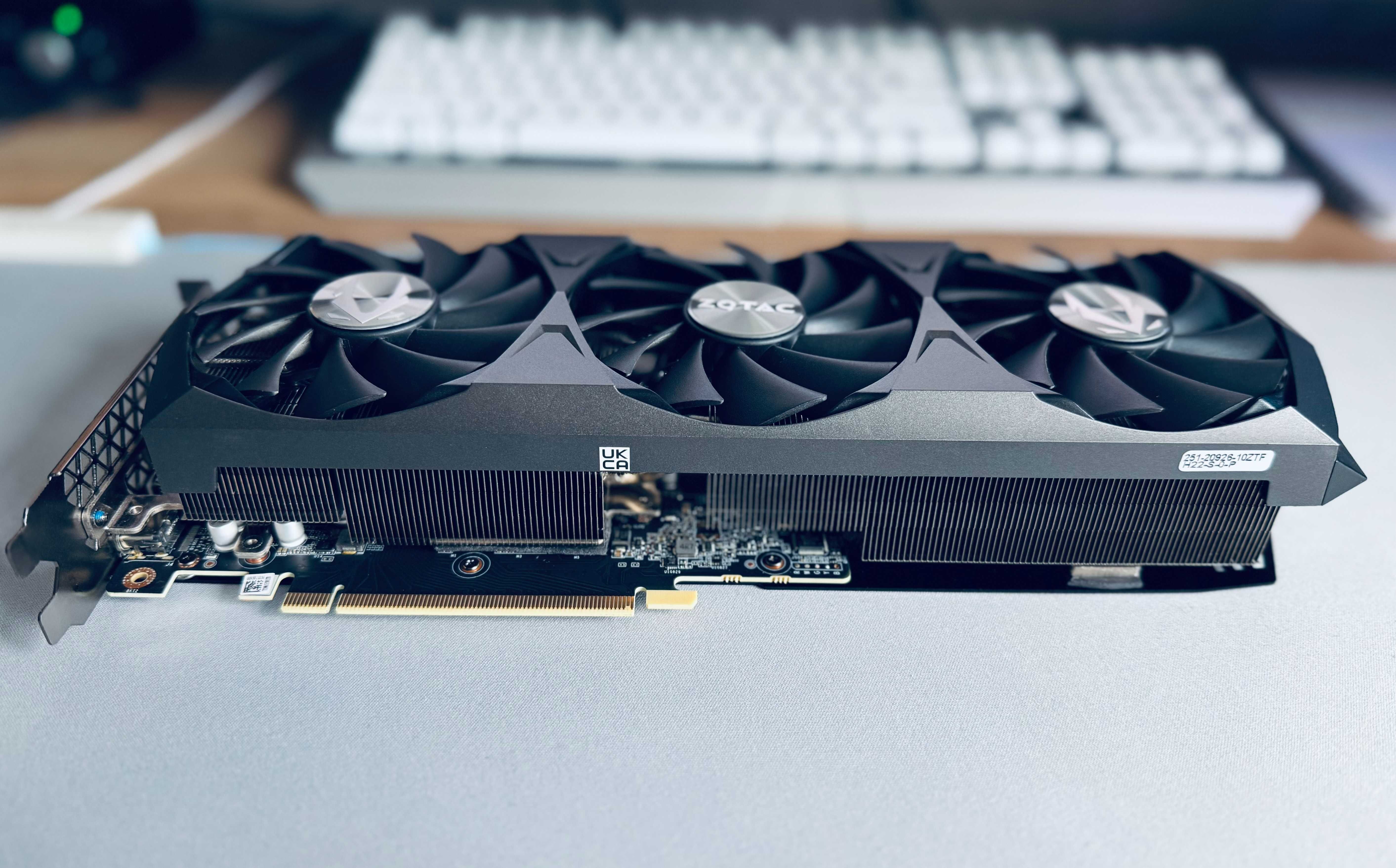 Відеокарта ZOTAC GeForce RTX3070 Ti 8GB GDDR6X GAMING Trinity