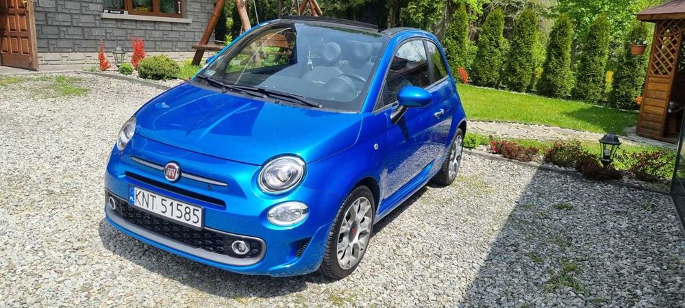 Fiat 500S Cabrio 1.3 Multijet 95KM • 2014 • 1 właściciel • 56,700 km