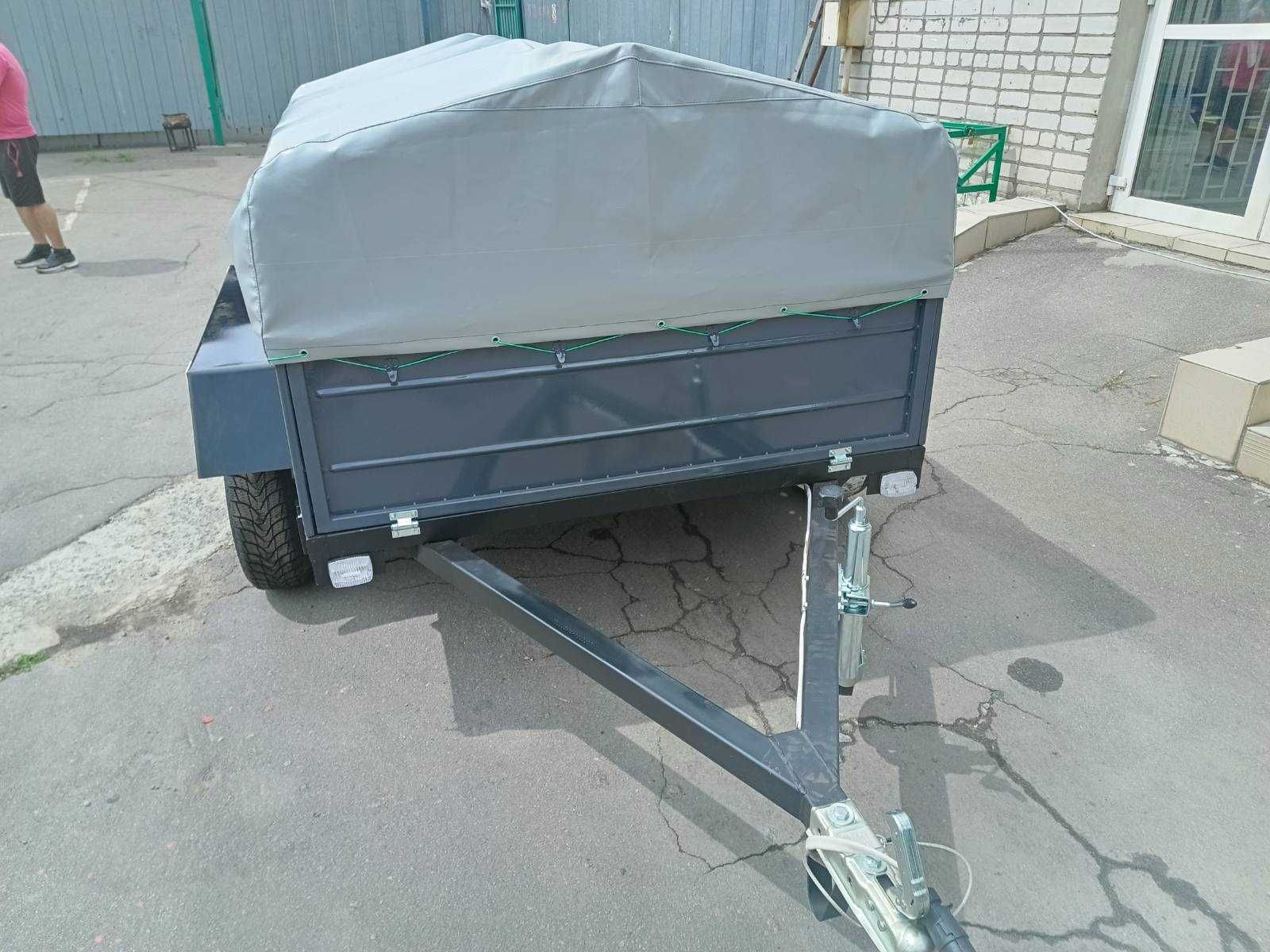 Прицеп Двухосный 2500 с усиленным бортом Тент Евро-фура в  ПОДАРОК