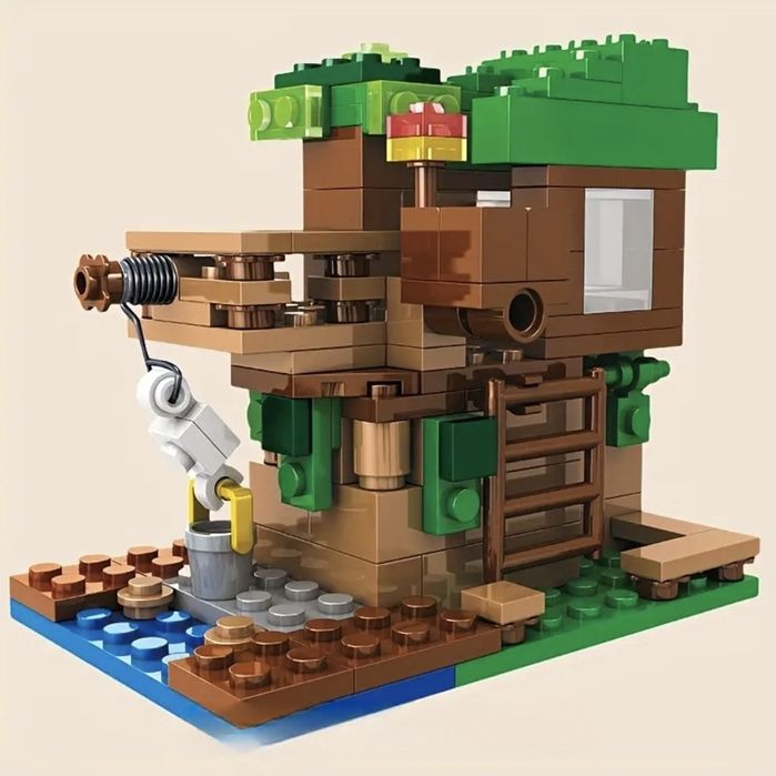 Klocki w stylu Lego Minecraft Domek na drzewie