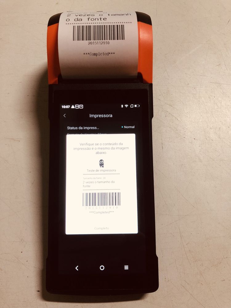 POS Movel Sunmi V2 (para faturacao, taxi, etc)