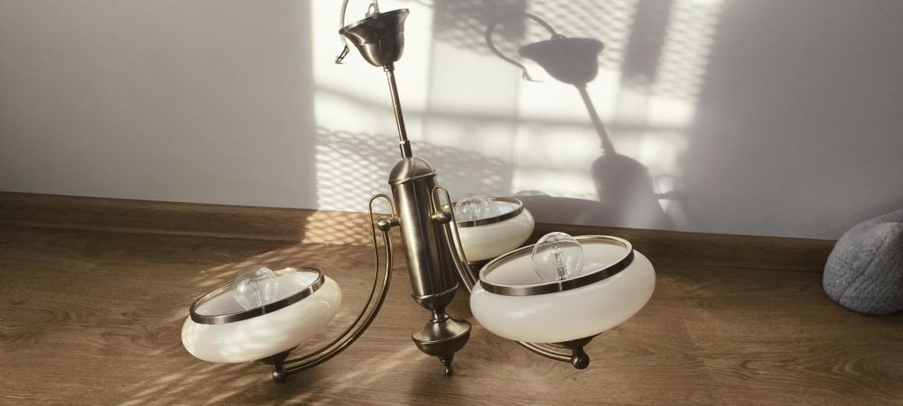 Lampa Żyrandol i 2 kinkiety w stylu klasycznym