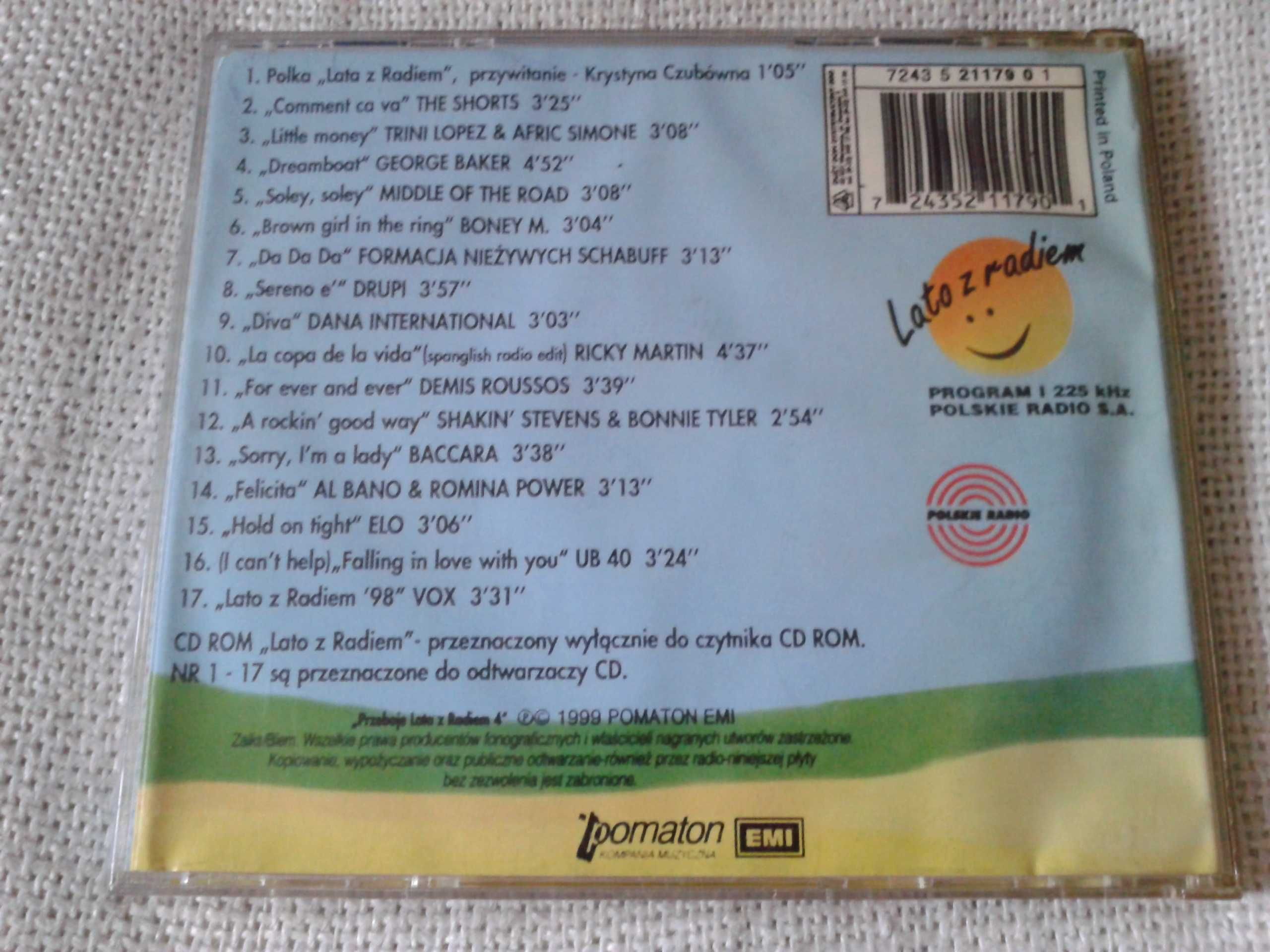 Przeboje Lata Z Radiem 4  CD