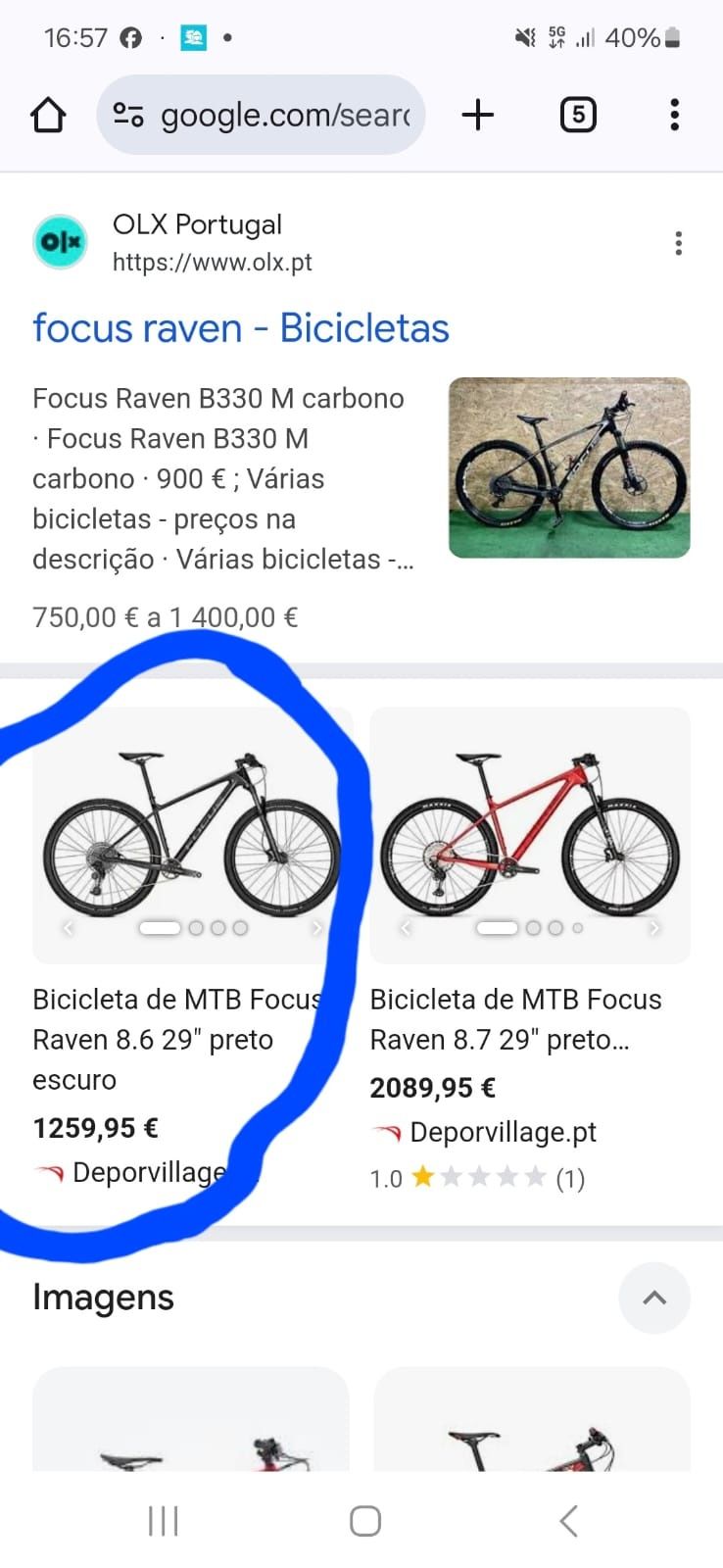 Vendo bicicleta de MTB Focus
Raven 8.6 29"