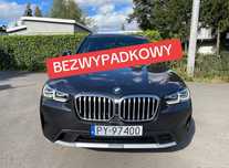 BMW X3 BEZWYPADKOWE X-Drive 19.000km FULL sama parkuje, head-up, kamery 360