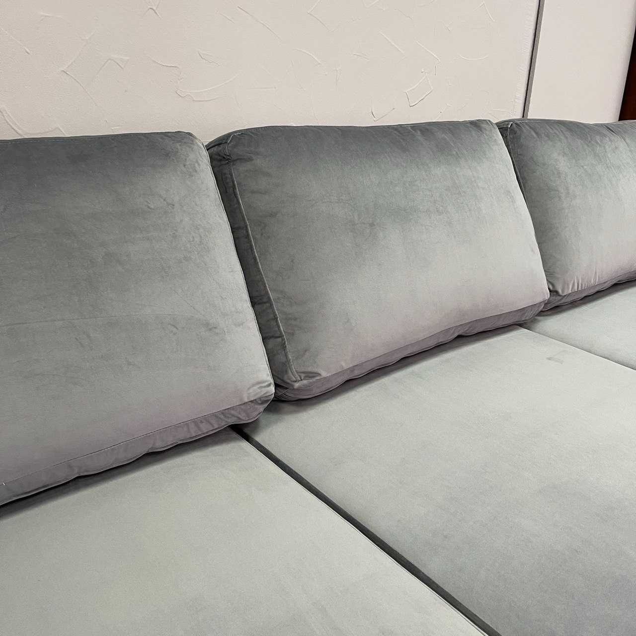 Новий кутовий диван з Європи в тканині