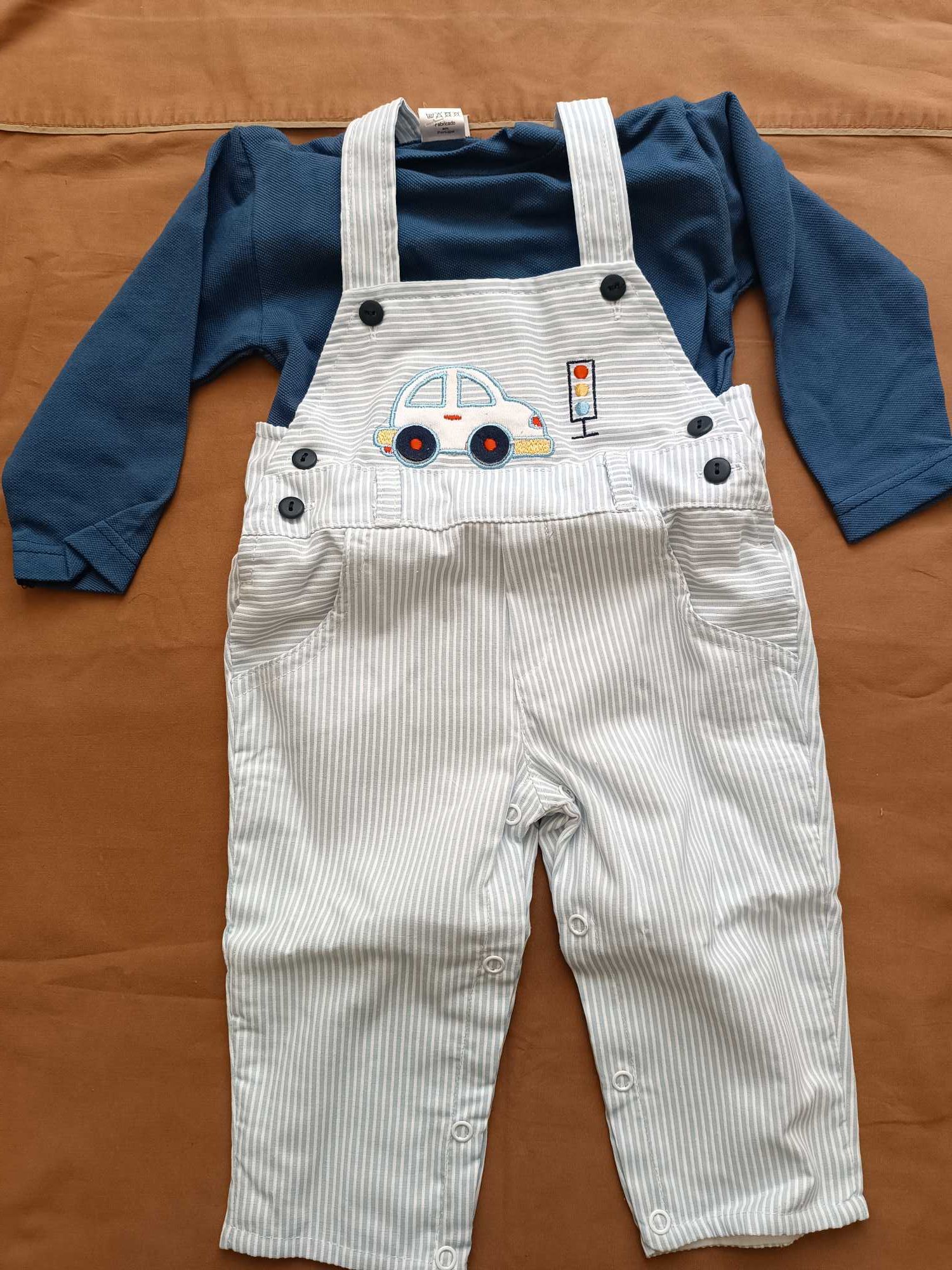 Conjunto bebe 12 m novo