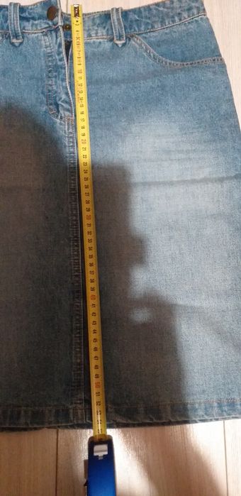 Spódnica jeansowa H&M z wysokim stanem