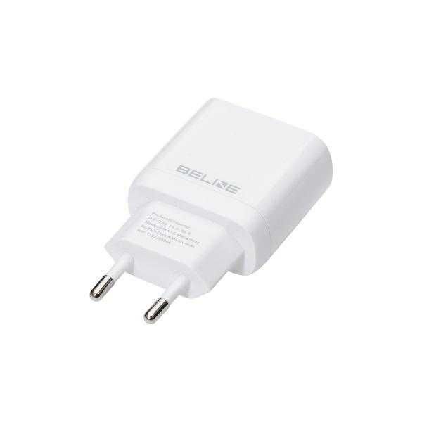 Beline Ładowarka sieciowa 1x USB-C 25W + kabel USB-C PD 3.0  GaN Biała