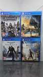 Pack 4X Assassin's Creed PS4 PS5 Valhalla Origins Odyssey Syndicate