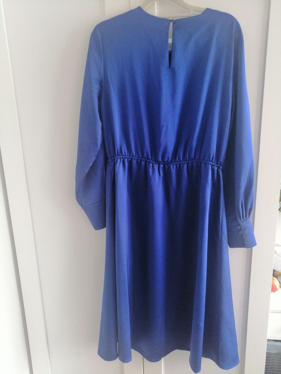 Sukienka kobaltowa niebieska H&M