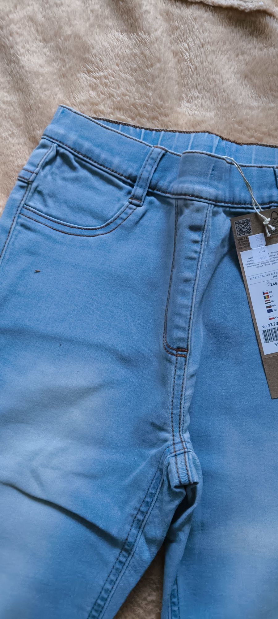 Nowe letnie spodnie jeansowe coccodrillo r. 146