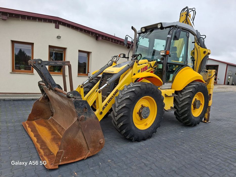 New Holland B115 B / Joystick / Koparko Ładowarka /