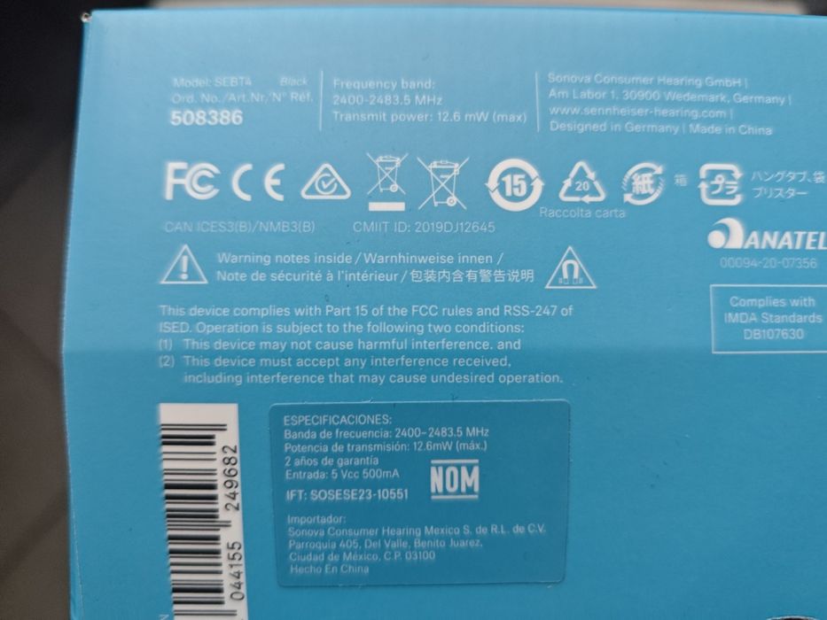 Навушники з мікрофоном Sennheiser HD 450 BT Black (508386)