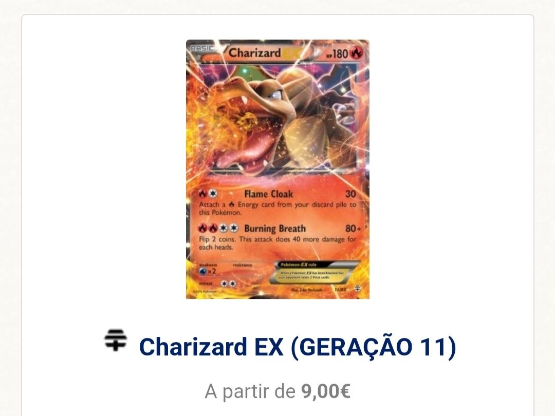 Conjunto de Cartas Pokémon - Fake edition