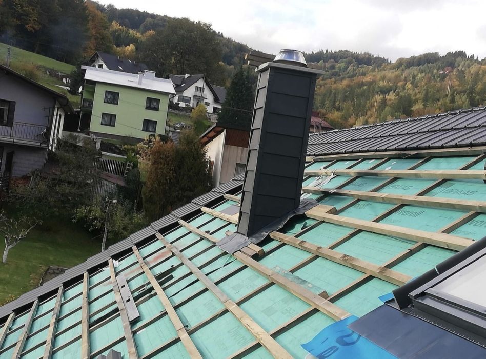 Wymiana/ Naprawa Dachów, Kominów, FULL SERWIS dekarski dostępny 24/7