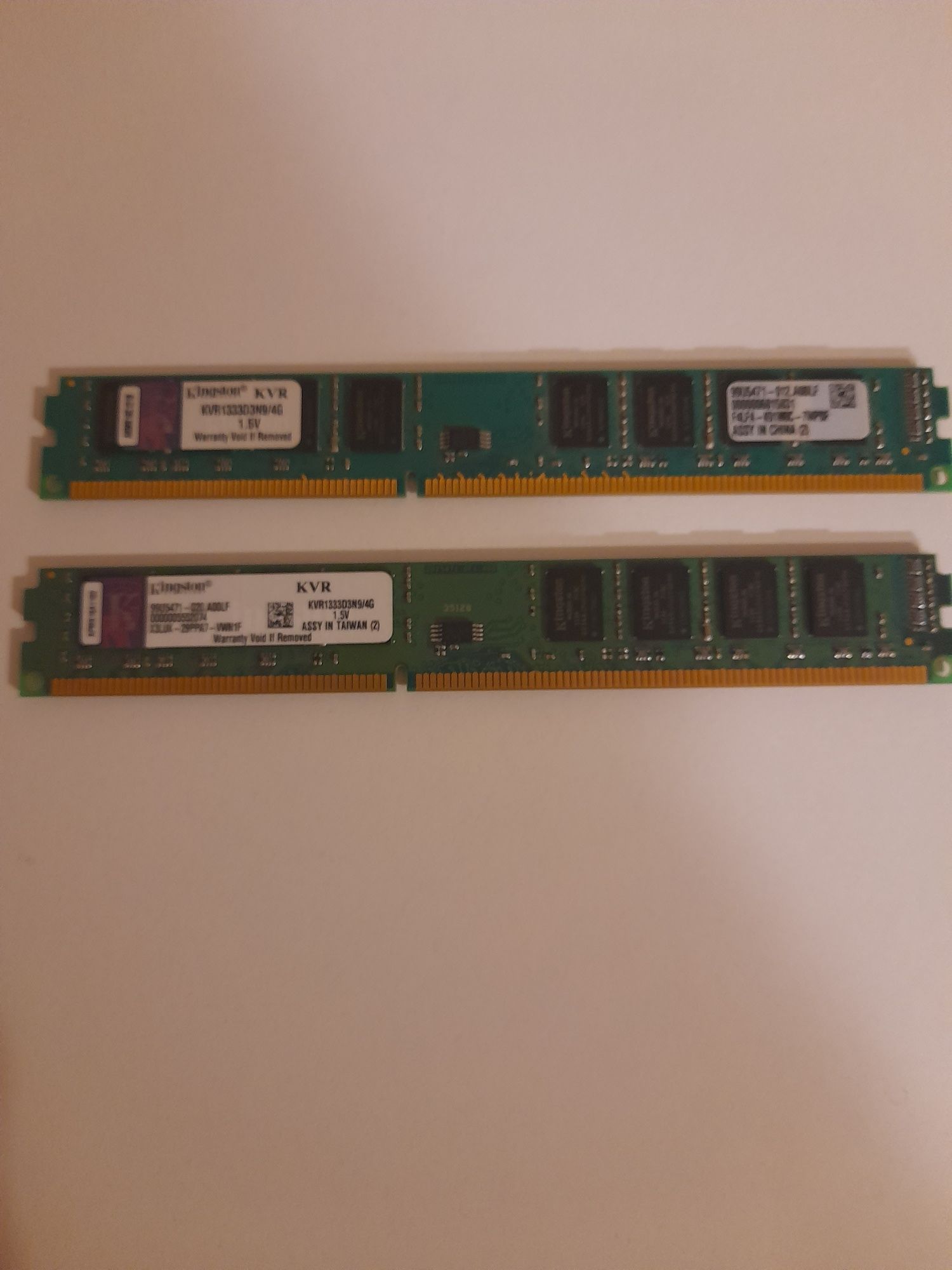 Pamięć ram kingston kvr1333D3N9/4G x2 DDR3