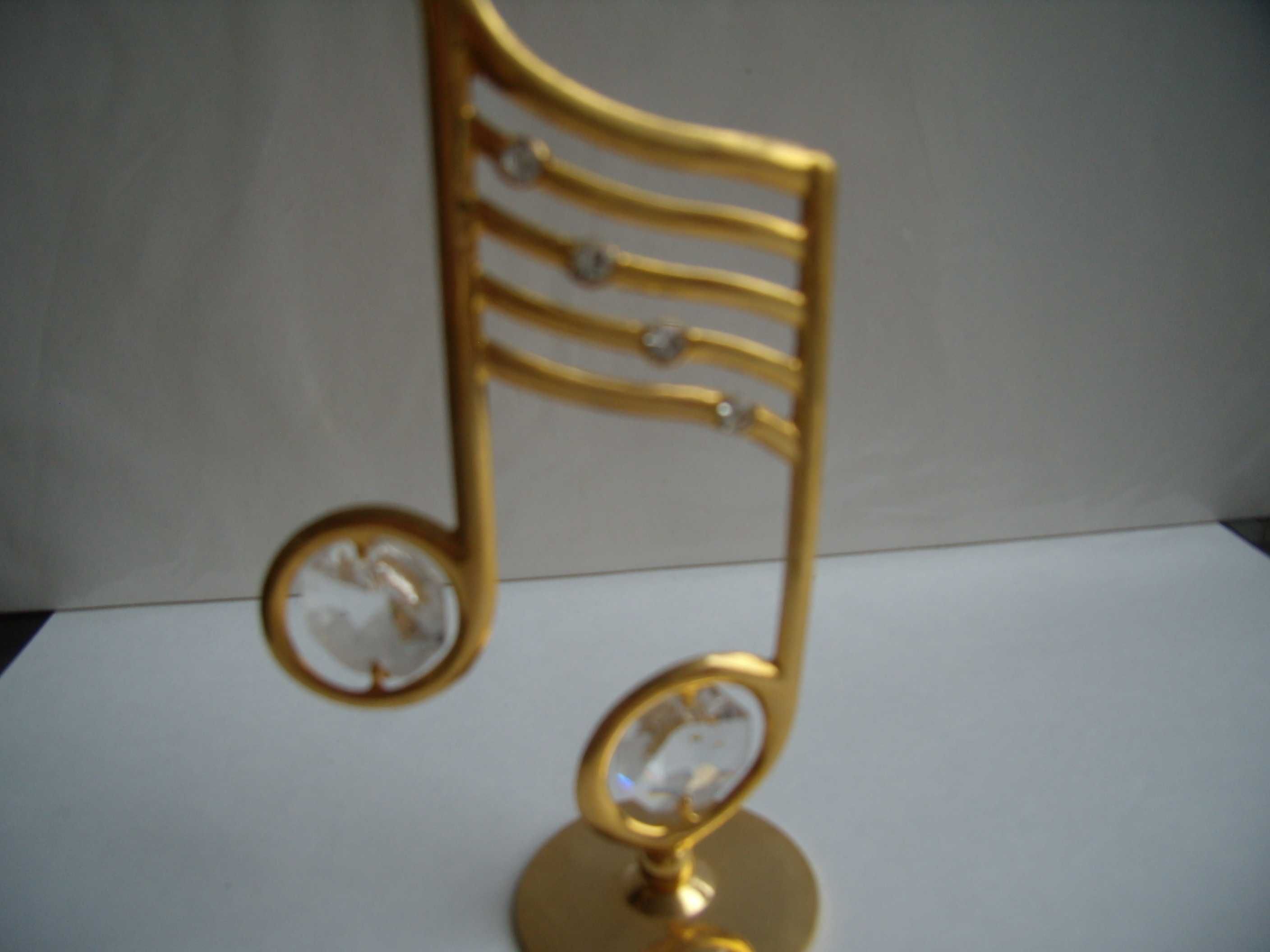 Статуэтки: «Ноты» и "Бык", золото 24 К, с кристаллами Сваровски
