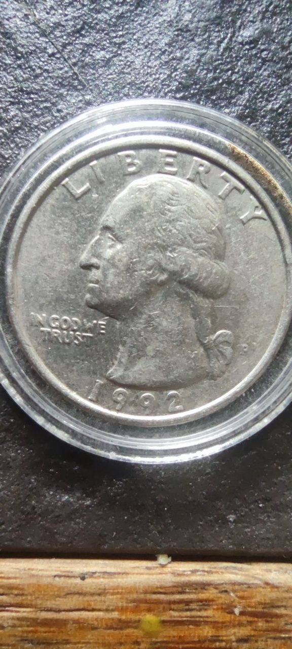 Quarter dollar 1992 odwrotka