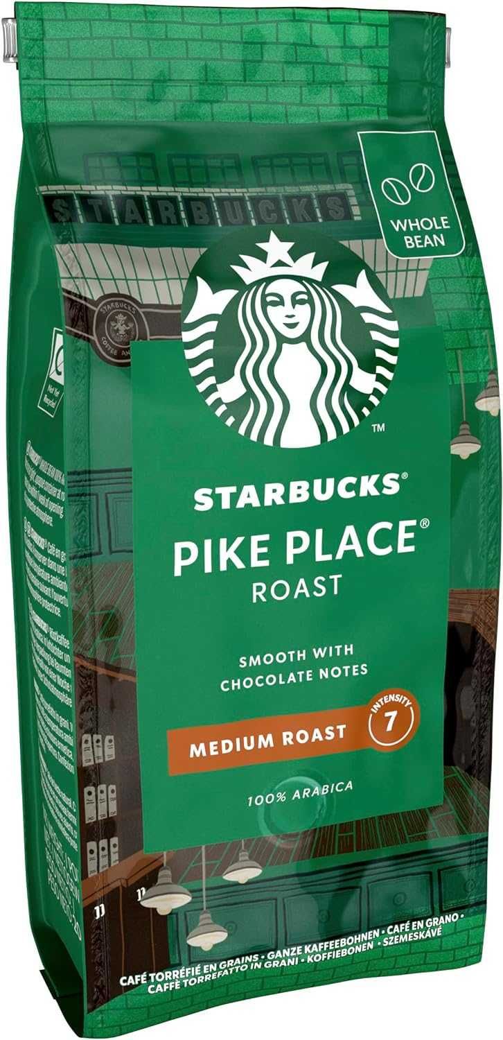 ZESTAW 6 STARBUCKS Pike Place Roast, Medium Roast, Kawa Ziarnista 200g