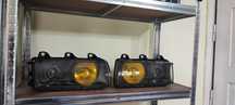 BMW E36 Lampy BOSCH Soczewka BLACK/YELLOW Nowe Szkła sprawne żółte