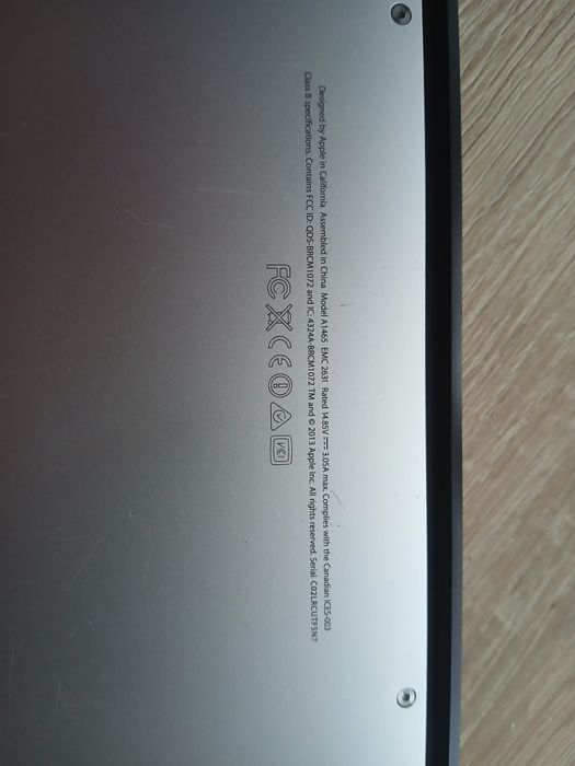 MacBook air 2013