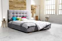 HIT !! Model łóżka Grey 160 x 200 z materacem i stelażem !!!