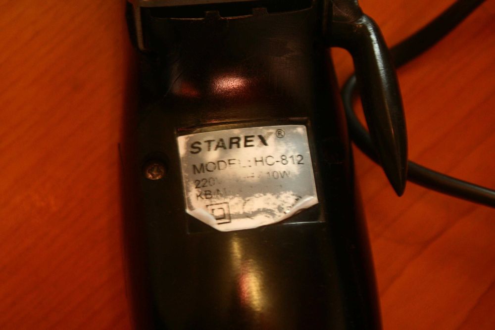 Машинка для стрижки марки Starex модель HC – 812
+ Насадка 3 mm