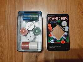 Набір фішок для покера 100 шт покерний набір фішки для покера