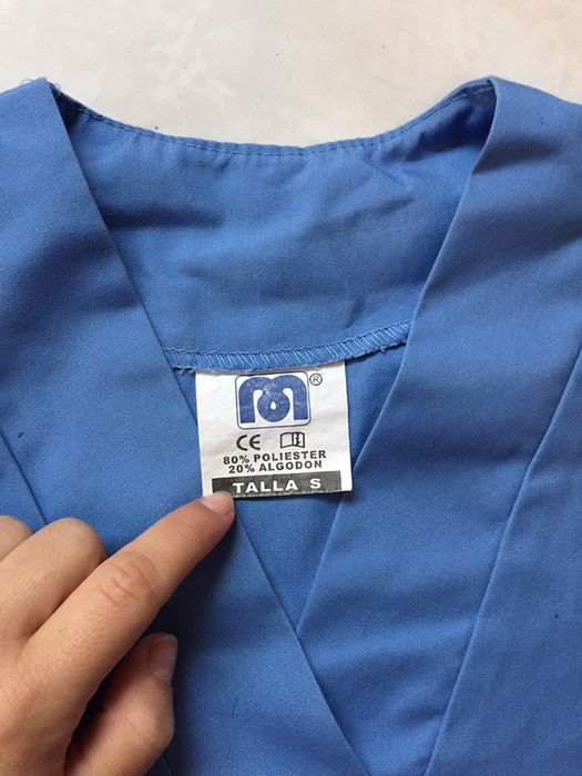 Pijama cirúrgico azul farda enfermeira médico auxiliar NOVO saúde