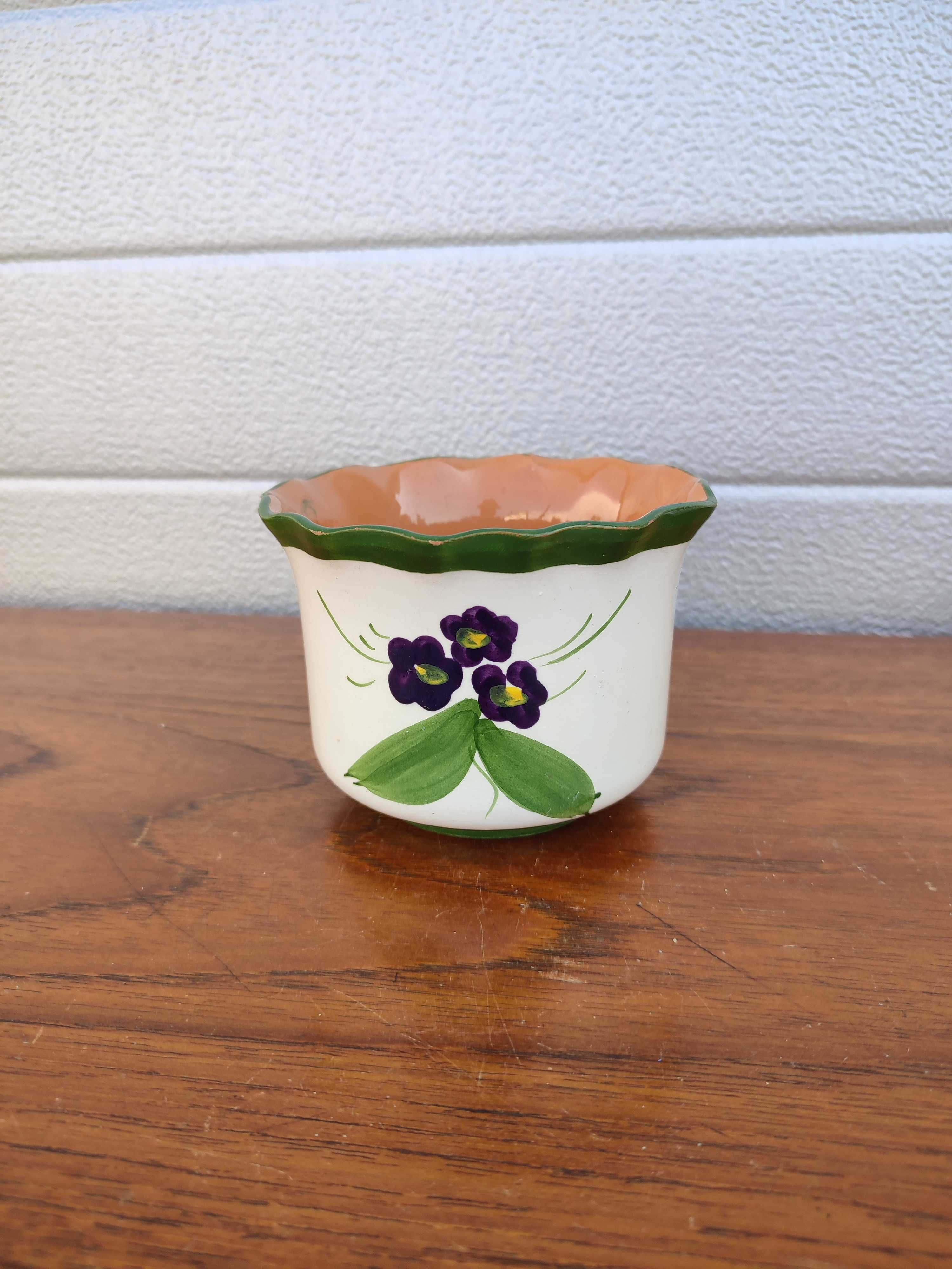 Ceramiczna Włoska osłonka - ręcznie malowana - C