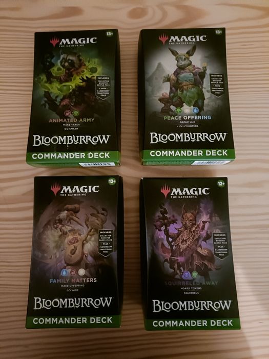 Bloomburrow Commander Decks