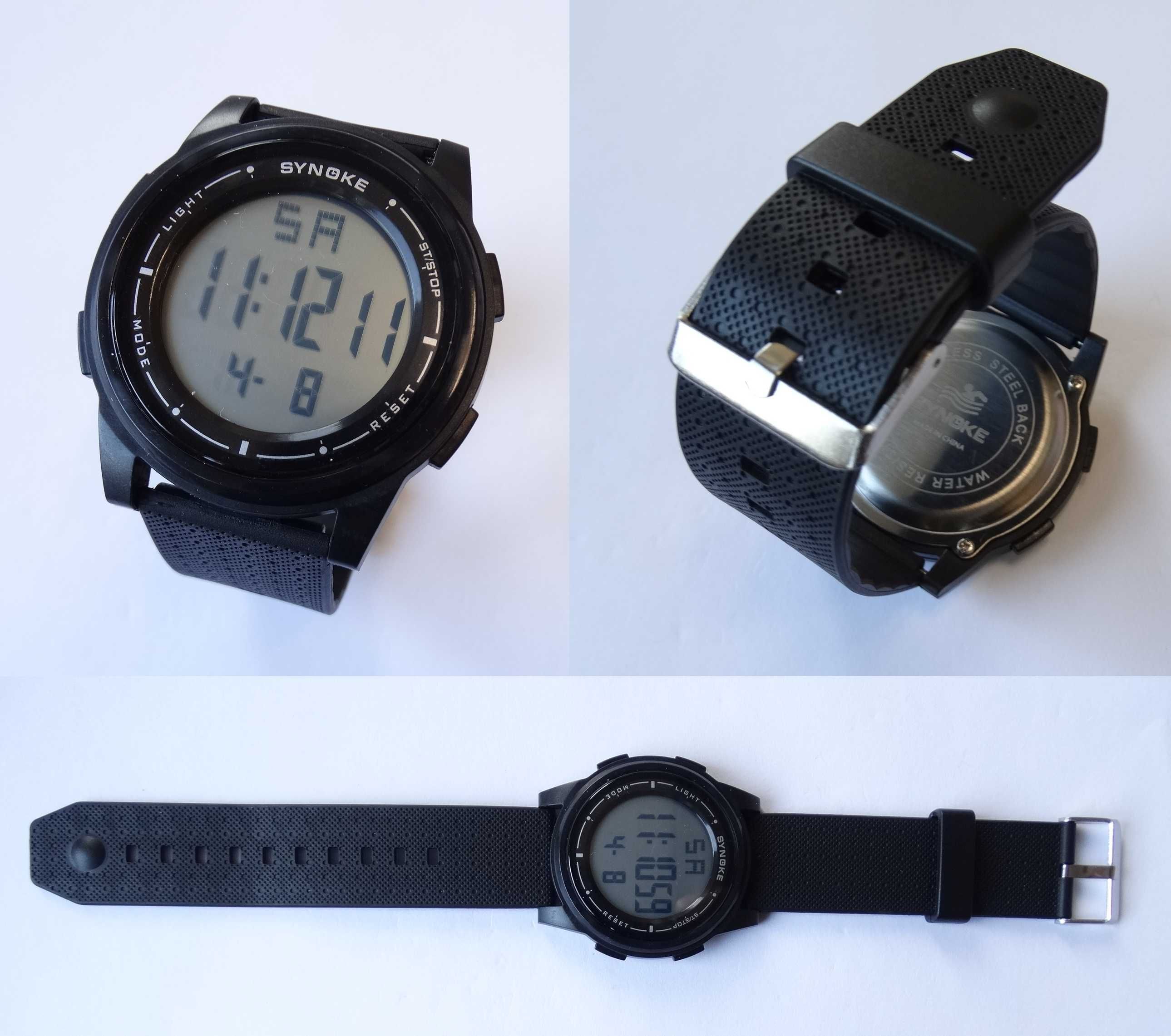 Zegarek męski elektroniczny Synoke cyfrowy sportowy alarm stoper WR50