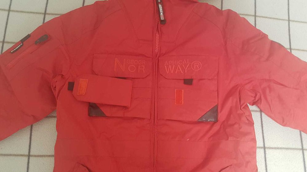 Ciepła kurtka zimowa chłopięca Geographical NORWAY EU 12Y