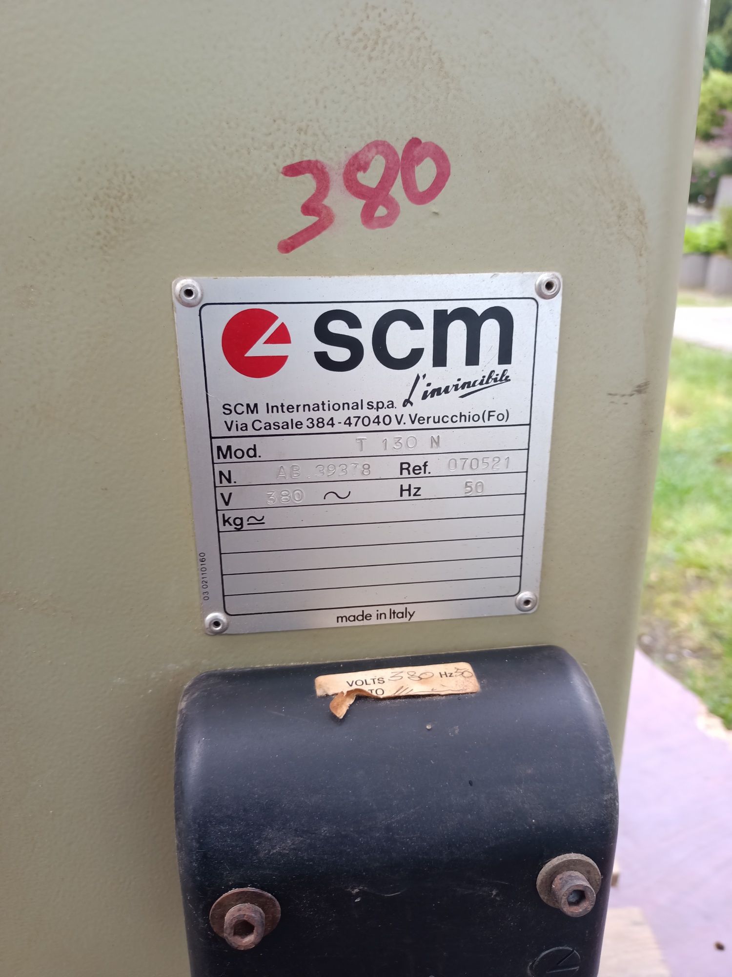 Frezarka dolnowrzecionowa SCM T130 z posuwem