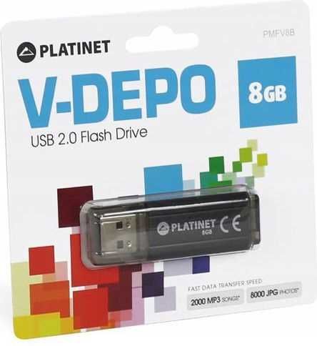 Nowy Pendrive Platinet 8GB