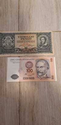 Banknoty dwa Budapeszt 1945 r