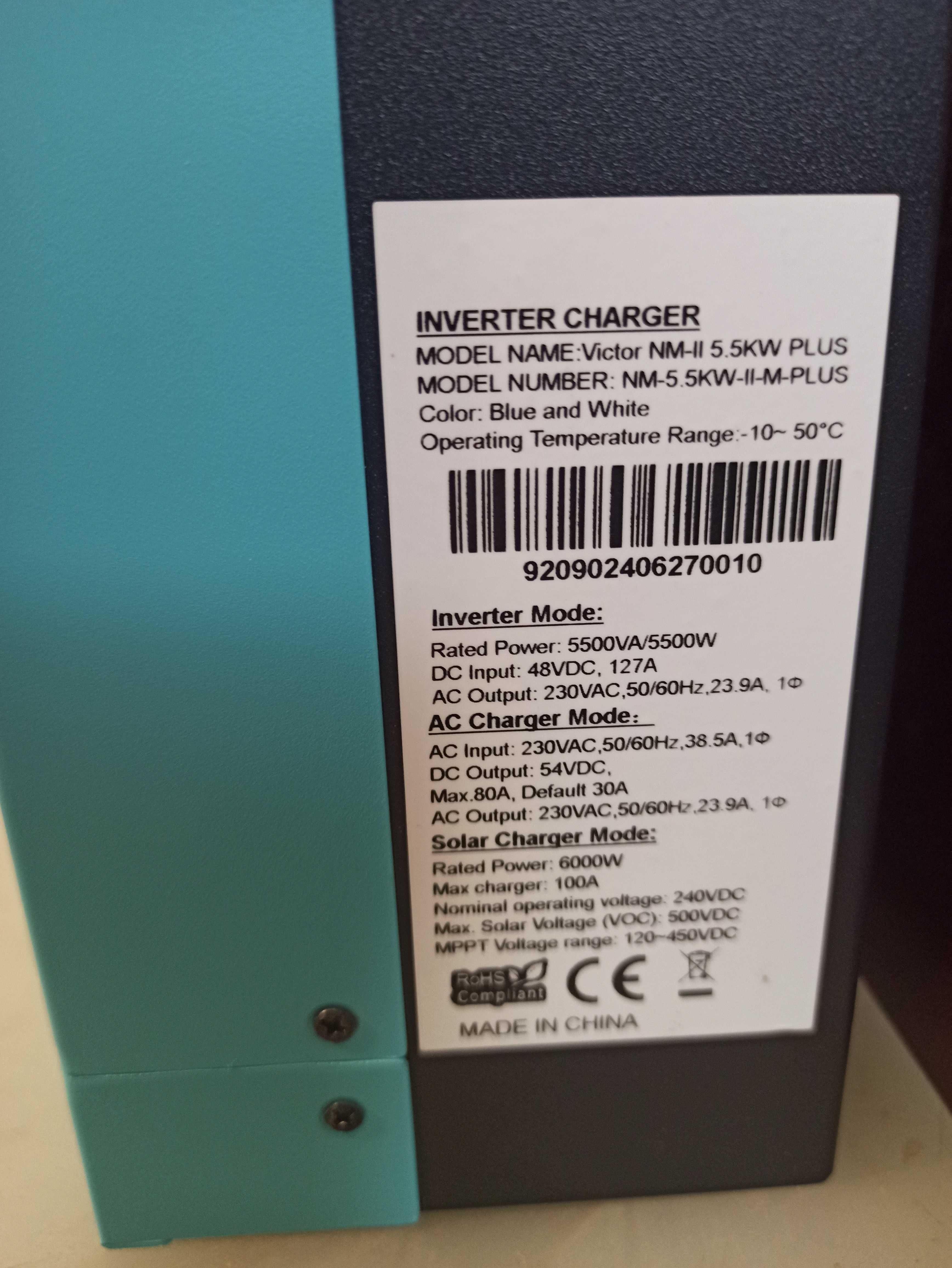 Гібридні інвертори  5.5 kw ,  6.5 kw . MPPT-  контролер.