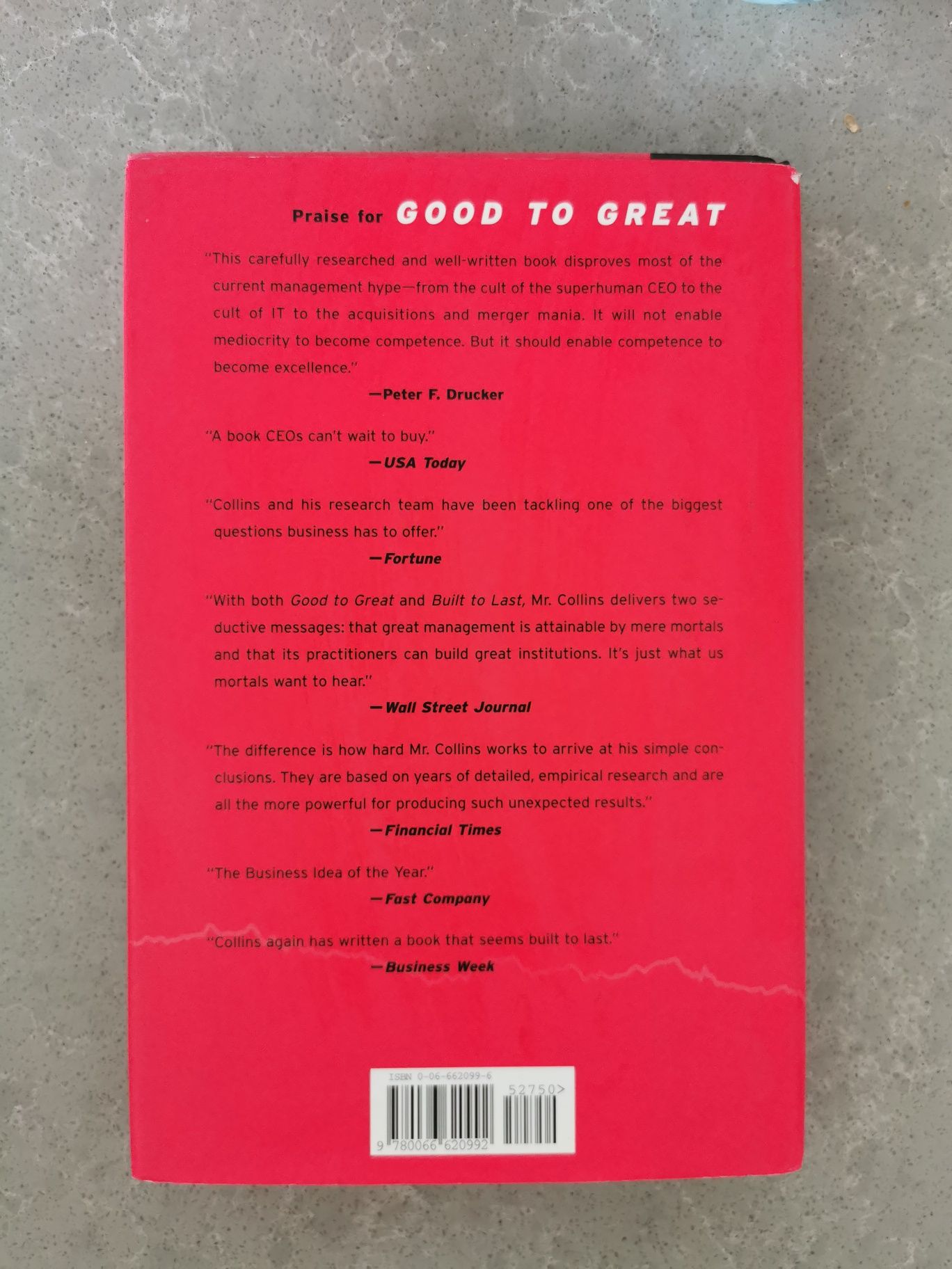 Good to great - Jim Collins
