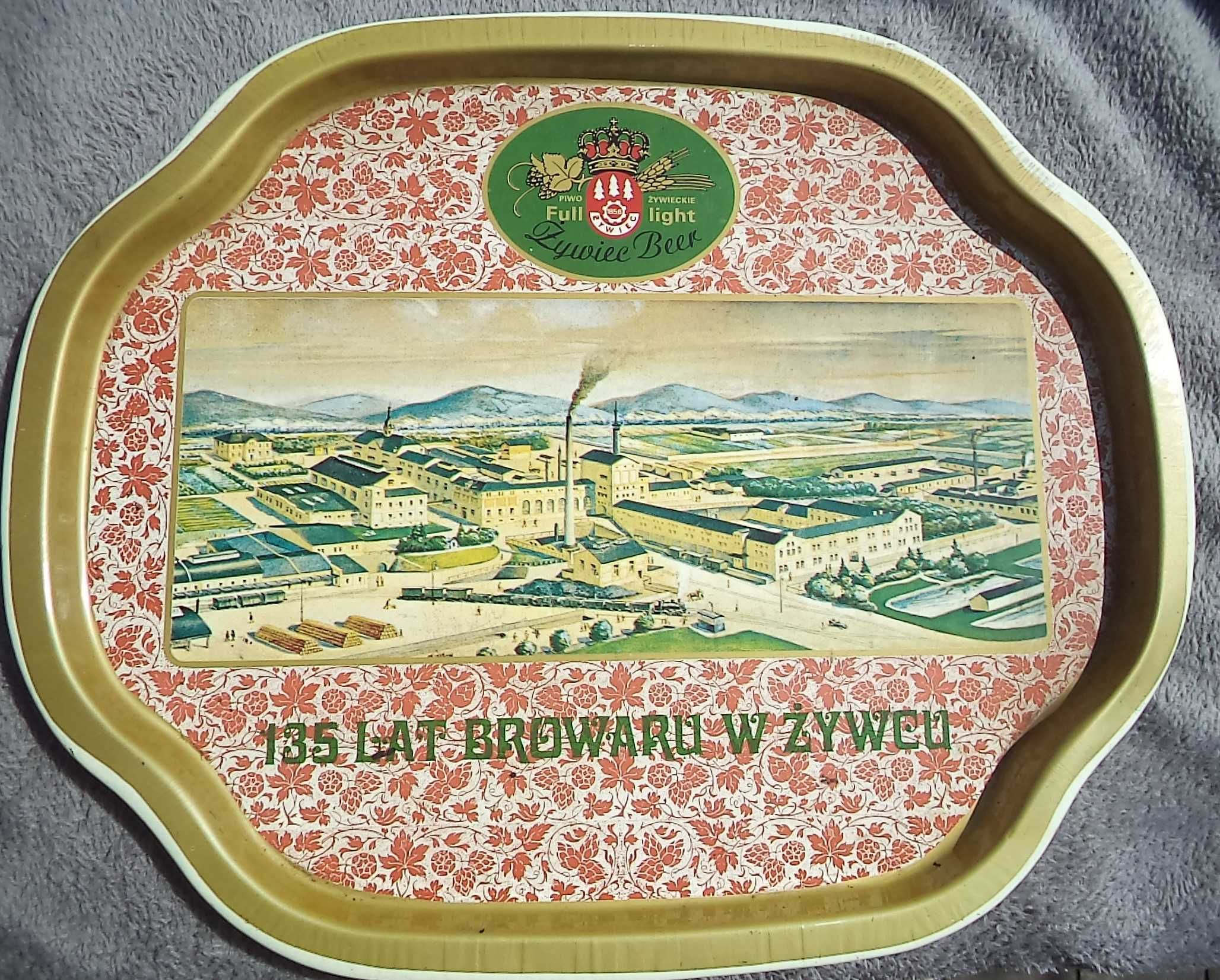 Piwo Żywiec - 135 Lat Browaru Żywieckiego Żywiec Beer - taca