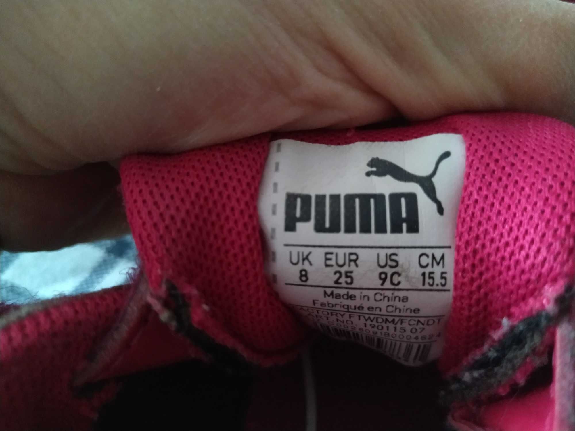 Adidasy Puma rozm. 26 dla dziewczynki