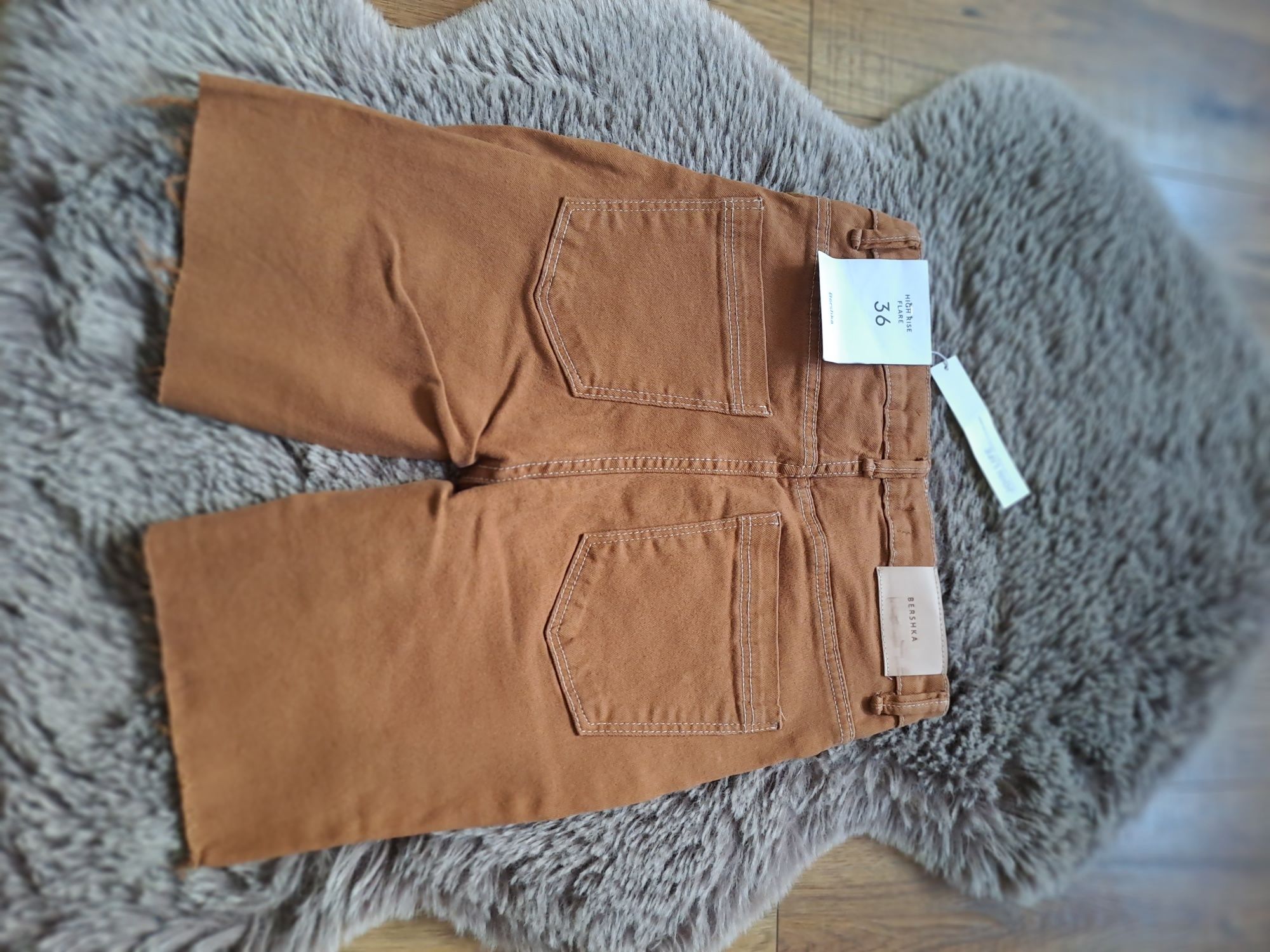 Spodenki z wysokim stanem kolarki bershka 36 nowe z metkami