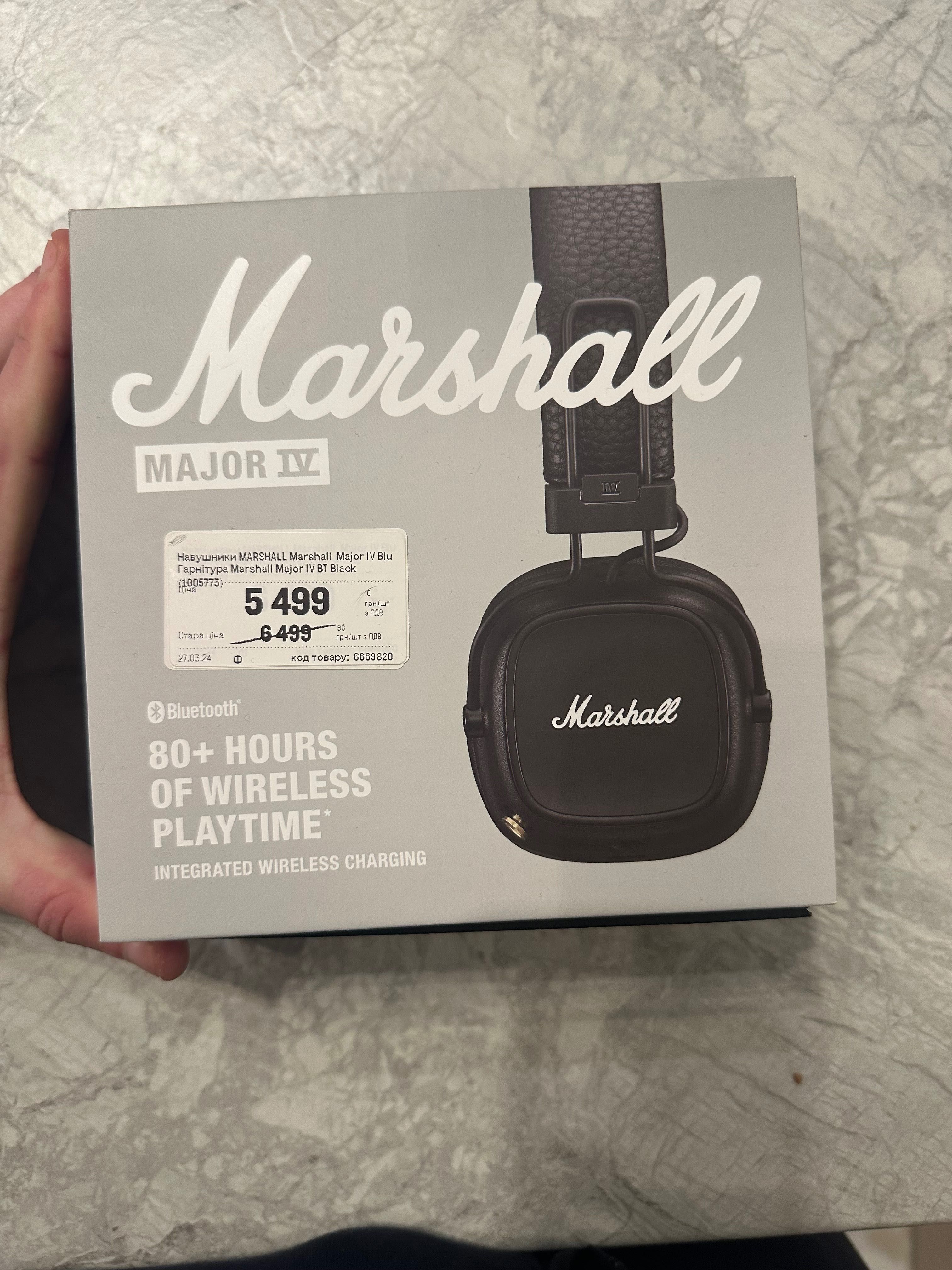 Наушники Marshall Major IV