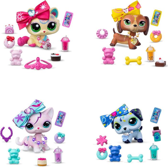 LPS Littlest Pet Shop Sweet & Stylish 4-pack oryginalny zestaw 2025