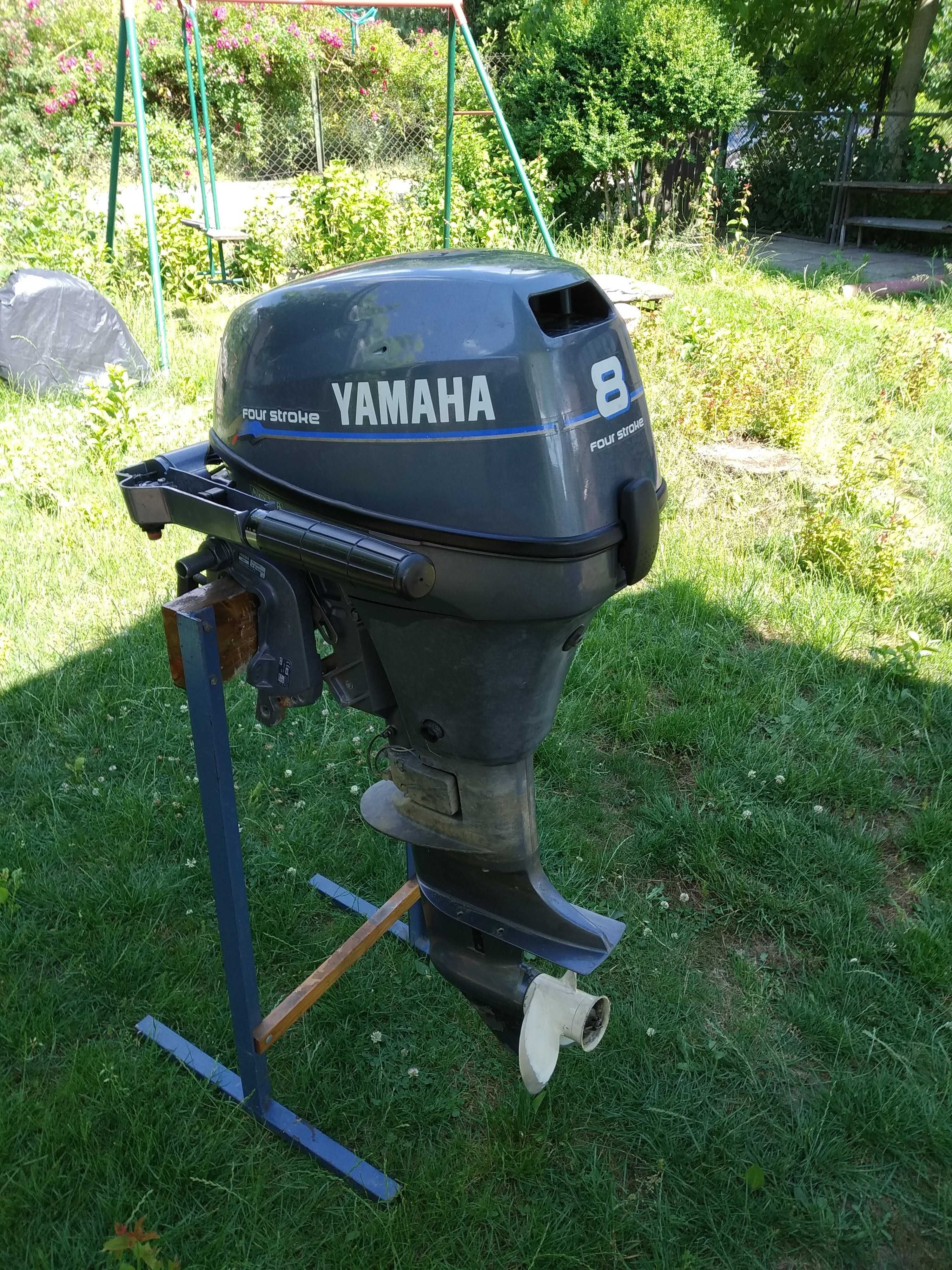 Łódka pychówka wędkarska 7,5m  silnik Yamaha 8  przyczepka gratisy