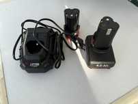Pack Carregador + Bateria Parkside 12v 2Ah + 4Ah