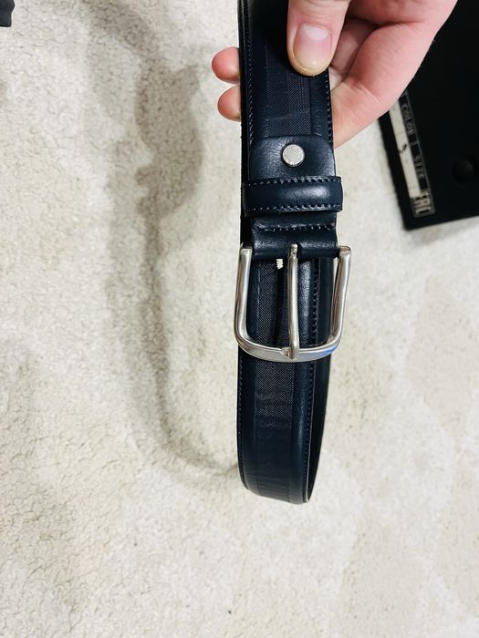 Чоловічі шкіряні туфлі “Clemento” з шкіряним італійським ременем