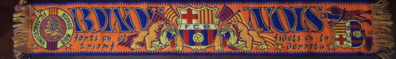 Caschecol da claque do Barcelona